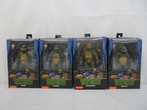 5887G NECA TMNT 7インチアクションフィギュア 1990映画ver 4種セット ティーンエイジ・ミュータント・ニンジャ・タートルズ ネカ REELTOYS