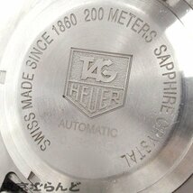 101701965 1円 タグホイヤー TAG HEUER リンク オートマティック クロノグラフ CJF2110 ブラック SS 腕時計 メンズ 自動巻_画像4