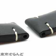 101683036 ブライトリング 純正 レザーベルト 516X A20BA.1 ブラック SS 21.5mm 尾錠付き 22-20 75 120 替えベルト 腕時計ベルト メンズ_画像7