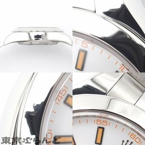 101687180 ロレックス ROLEX ミルガウス トロピカルマンゴー 116400 ランダム番 保付き 白 SS 時計 メンズ AT M番 オイスターブレス 仕上済の画像7