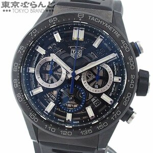 101703979 タグホイヤー TAG HEUER カレラ カーボン 750本限定 CBG2017.FT6143 ブラック SS カーボン ラバー 腕時計 メンズ