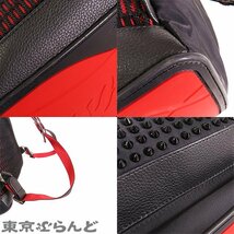 101703395 クリスチャンルブタン Christian Louboutin Backloubi バックパック 1195141 ブラック スパイクスタッズ リュック チャーム付_画像7