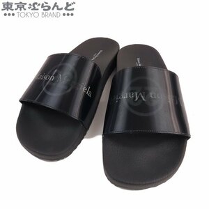 101696288 メゾンマルジェラ MAISON MARGIELA シャワーサンダル ブラック ラバー レンチキュラー 22 ホログラム ＃41 サンダル メンズ