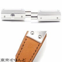 101705298 エルメス HERMES ケリーウォッチ □Q刻印 シルバーxブラック SS アリゲーター 腕時計 レディース_画像7