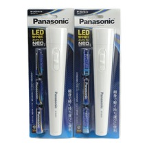 Panasonic パナソニック LED懐中電灯 乾電池エボルタNEO付 BF-BG01N-W 2個セット 【M222823002】新品_画像2