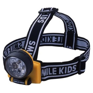 【旭電機化成】SMILE KIDS スマイル キッズ 3LEDヘッドランプ ヘッドライト 2個セット ACA-4302 No.4 アウトドア用品 【M222923007】未使用