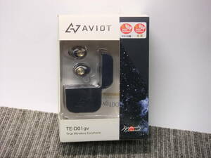 nc オ12-155 AVIOT TE-D01gv Bluetooth対応 完全ワイヤレスイヤホン ネイビー 動作確認済