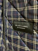 未使用品 バーバリーブラックレーベル 中綿入りキルティングダウンコート ジャケット BURBERRY _画像6