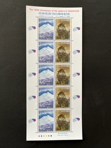 2004年 日米交流150周年記念 1シート 切手 未使用