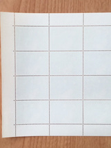 昔ばなしシリーズ 第４集 かぐや姫 竹 1シート(20面) 切手 未使用 1974年_画像5