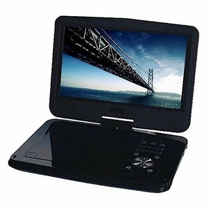 【アウトレット】10インチ ワンセグ ポータブルDVDプレーヤー ZM-WREC10 W録機能搭載 車載 テレビ TV ダイレクト録画 録音 レジューム機能