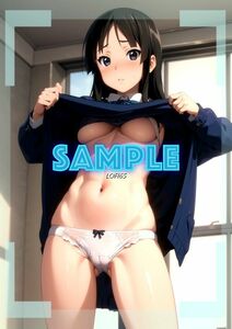 Z145-47KAM 秋山澪 けいおん ポスター A4 美少女 最高品質 コレクション