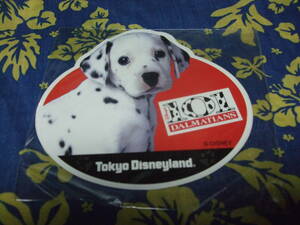 東京ディズニーランドで購入！★１０１Dalmatiabsステッカー激レア未使用！