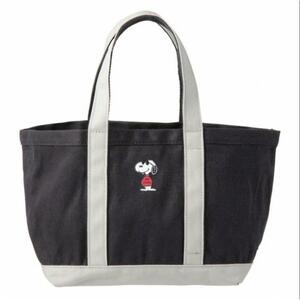 スヌーピー SNOOPY ベーシック セパレート トートバッグ ブラック PLAZA 限定 ORIGINAL PARTITION TOTE PEANUTS