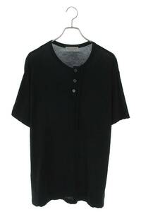 ヨウジヤマモトプールオム YOHJI YAMAMOTO POUR HOMME HZ-T47-089 サイズ:3 ボタン装飾Tシャツ 中古 BS99