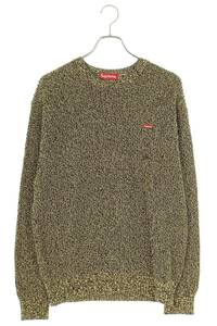 シュプリーム SUPREME 21AW Melange Rib Knit Sweater サイズ:L スモールBOXロゴプルオーバーニット 中古 BS55