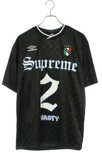 シュプリーム SUPREME アンブロ 22SS Umbro Soccer Jersey サイズ:M サッカージャージTシャツ 中古 BS99