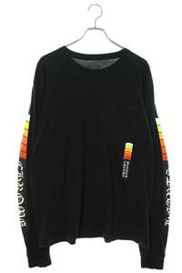 クロムハーツ Chrome Hearts CH L/S LTD サイズ:XL カリフォルニア限定ネオンバーロゴ長袖カットソー 中古 SS13