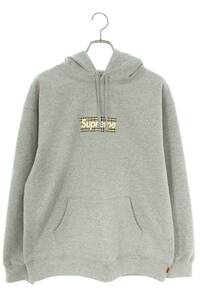 シュプリーム SUPREME バーバリー 22SS Burberry Box Logo Hooded Sweatshirt サイズ:L ボックスロゴパーカー 中古 SB01