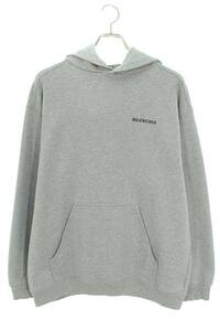 バレンシアガ BALENCIAGA 600583 TIV84 サイズ:S ロゴプリントパーカー 中古 BS99