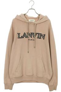 ランバン LANVIN 22AW RM-HO0010-J209-A22 サイズ:XL ロゴワッペンプルオーバーパーカー 中古 BS99