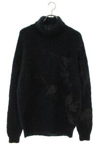  Gucci GUCCI 330217 Z6705 size :XL bird embroidery silk .mo hair knitted used BS99