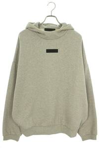 フォグ FOG ESSENTIALS Hoodie Dark Heather Oatmeal サイズ:L フロントロゴプルオーバーパーカー 中古 OM10