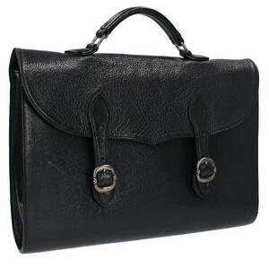 クロムハーツ Chrome Hearts BRIEFCASE/ブリーフケース ガンスリンガーストラップレザーブリーフバッグ 中古 GZ11