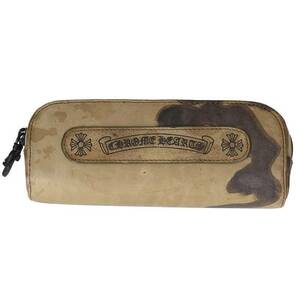 クロムハーツ Chrome Hearts EYEWEAR CASE 1/アイウェアケース ダガージップレザー眼鏡ケース 中古 BS99