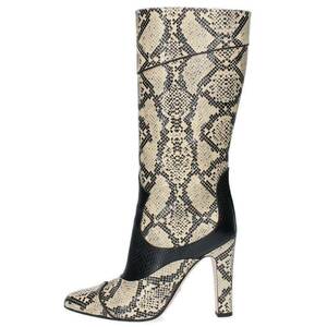 Gucci Gucci 699416 Размер: 39 Python Pattern Long Boots Используется BS99