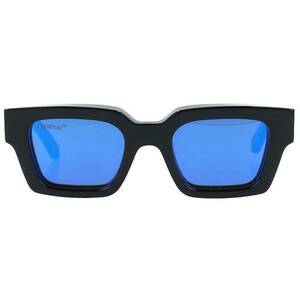 オフホワイト OFF-WHITE Arthur Square Frame Sunglasses サイズ:50□22-145 スクエアフレームサングラス 中古 BS99