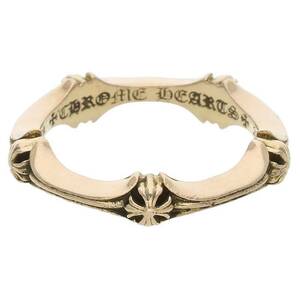 クロムハーツ Chrome Hearts 22K PLUS AND BONE RING/プラスアンドボーン サイズ:19.5号 ゴールドリング 中古 SS07