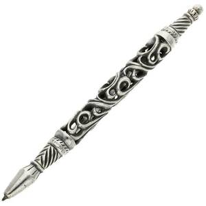 クロムハーツ Chrome Hearts PEN FILIGREE/フィリグリーボールペン 単色シルバーボールペン 中古 SS07