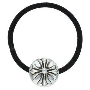 クロムハーツ Chrome Hearts HAIRBAND/クロスボールボタンヘアゴム シルバーコンチョ 中古 OS06