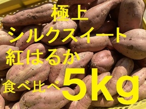 【送料無料】【5キロ】【極上】【食べ比べ】【シルクスイート】 【紅あずま】　１