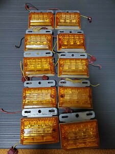 トラック サイドマーカー マーカーランプ LED 黄色