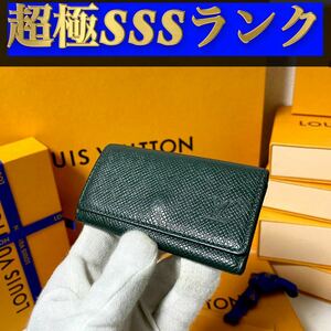 802【超極ＳＳＳランク】★最新★ルイヴィトン★４連 キーケース ミュルティクレ タイガ★正規品★