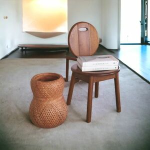 ”HM 202” Chair / #浜本工芸 #剣持勇 #柳宗理 大塚家具 無垢 天然木 ダイニングチェア ジャパニーズモダン ヴィンテージ アンティーク