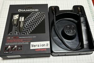 オーディオクエスト　audioquest DIAMOND USBケーブル　0.75m A→B