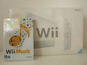  unused Nintendo Wii body RVL-S-WD WiiMusic 1 pcs attaching 