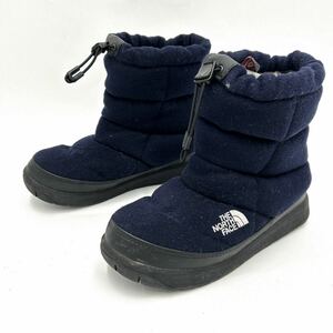 D @ アウトドア '人気モデル' THE NORTH FACE ノースフェイス Nuptse Bootie Wool III ヌプシ ブーティー ウール 22cm women 紺 NFW51786