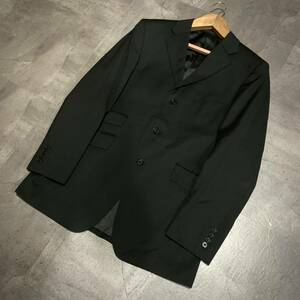 L▼ 洗練されたデザイン!! 'SUPER120s' BURBERRY BLACKLABEL バーバリー 日本製 ブラックレーベルテーラードジャケット 3釦 size:42 紳士服