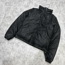 TT @ アウトドア '保温性抜群' HELLY HANSEN ヘリーハンセン CORDURA 高品質 NYLON ジップアップ 中綿 ダウンジャケット M 上着 アウター_画像1