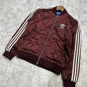 WW @ 17年製 '着心地抜群' adidas originals アディダスオリジナルス SST Quilted Jacket キルティング 中綿 ジャケット M アウター BR7162