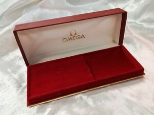 g_t N777 【空箱】 OMEGA オメガ ケースのみ 収納箱 ボックス 赤 13.7cm×5.3cm×2.5cm