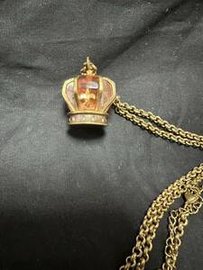 ジェーンマープル ピンクの王冠のネックレス アンティークゴールド エミリーテンプルキュート イノセントワールド ロリータ