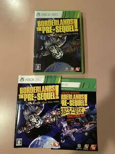 予約特典付 Xbox360★ボーダーランズ プリシークエル★used☆Borderlands Pre sequel☆import Japan JP