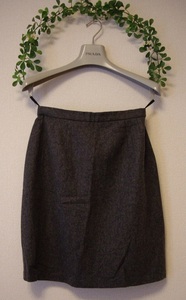  beautiful goods! made in Japan *J&R J &a-ru* tight wool skirt * gray *M size 