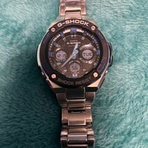 CASIO GーSHOCK電波ソーラーGST-w100D稼働品_画像1