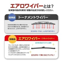 エアロワイパー ブレード ホンダ ステップワゴン RF3/RF4/RF7/RF8 高品質 グラファイト加工 2本set 600mm+400mm_画像5